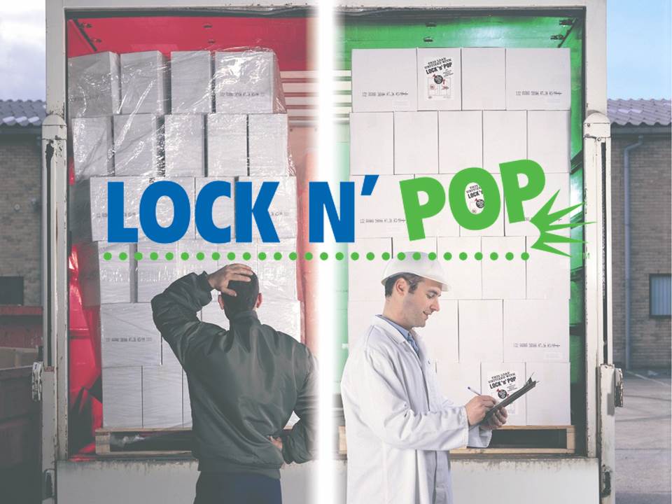 Lock N' Pop  Adhesivo inteligente para estabilizar cargas paletizadas
